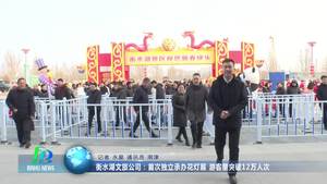 衡水湖文旅公司：首次独立承办花灯展 游客量突破12万人次
